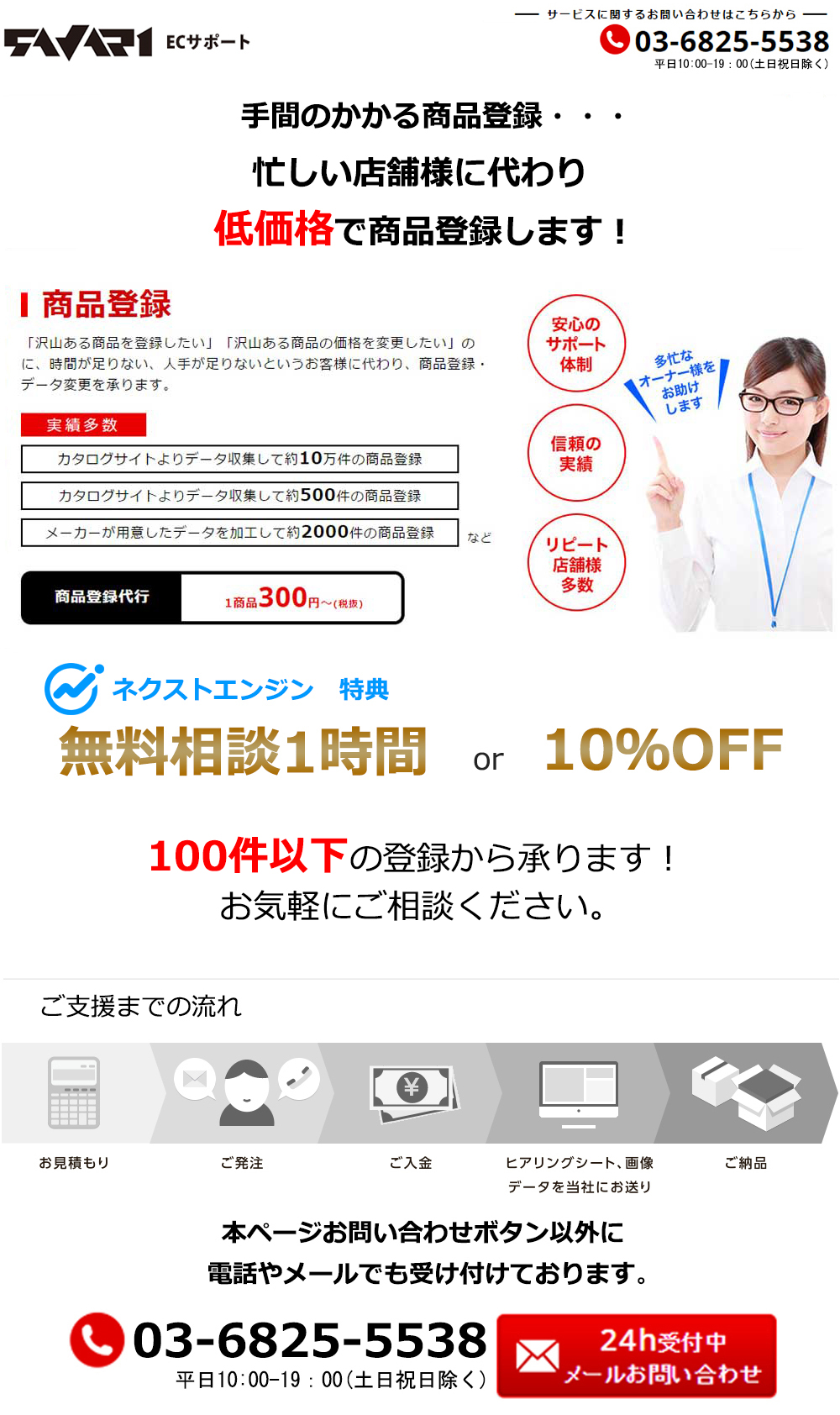 商品登録 │ ネットショップ運営代行サヴァリ