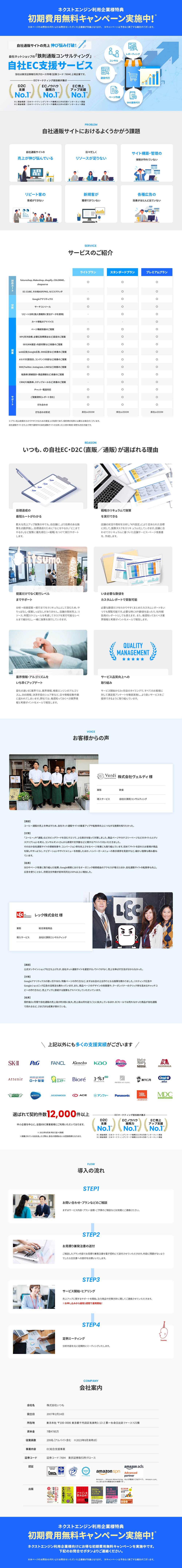 自社EC支援サービス｜自社ネットショップの鉄則通販コンサル