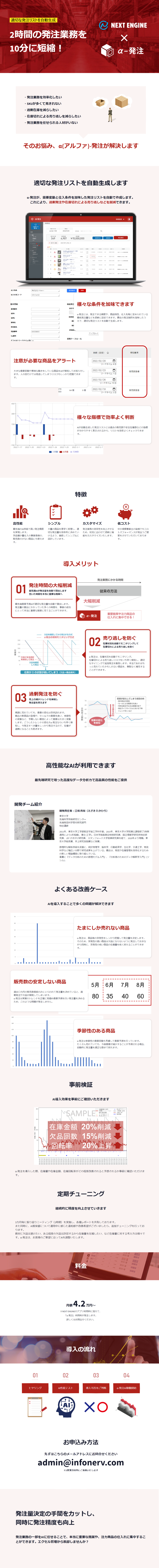 自動発注AI「α-発注」