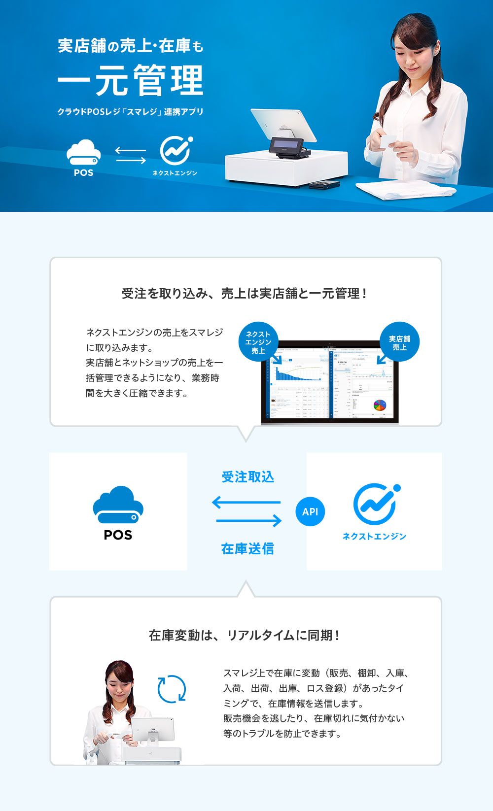スマレジ受注在庫連携